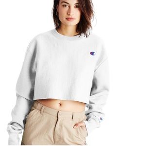 Champion Reverse Weave Cropped Cut-Off Crew